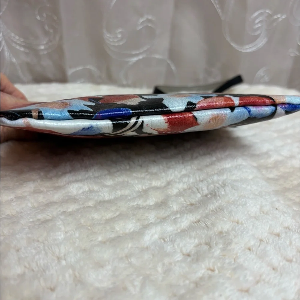 Lodis Floral Leather Wristlet